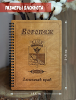 Блокнот А5 недатированный в линейку "Воронеж - любимый край"