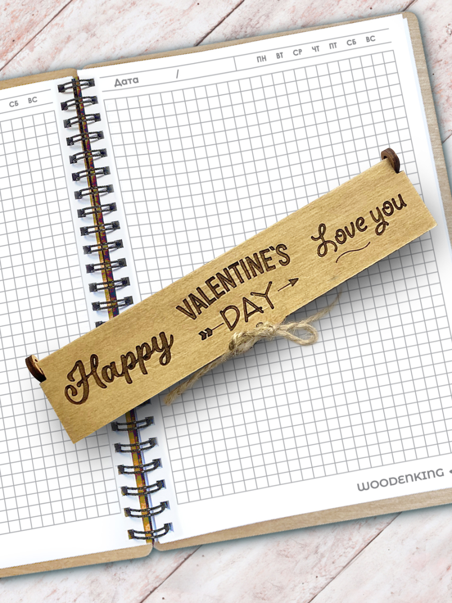 Блокнот с ручкой подарочный "HAPPY VALENTINE DAY" — изображение 6