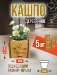 Кашпо маленькое 5 шт Flowers