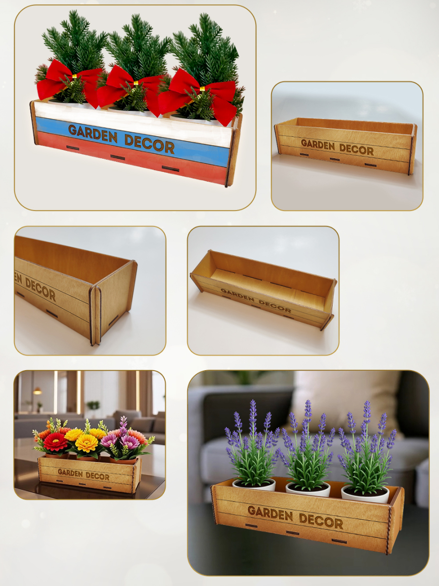 Кашпо большое 10 шт Garden Decor — изображение 5