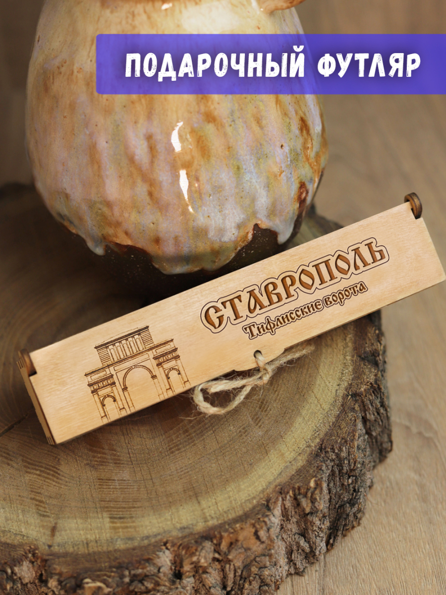 Ручка в футляре "Ставрополь - ворота"
